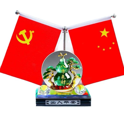 flag, high-end luxury car ornament, Car ornaments