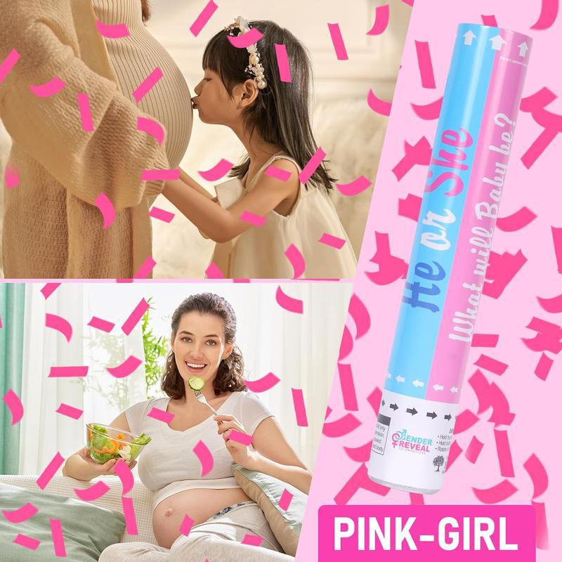 Christmas Halloween Gender Reveal Confetti Cannon Set of 4 2