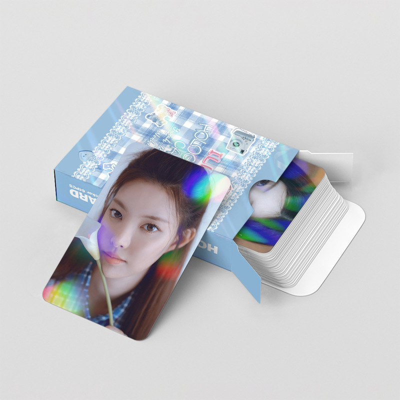 现货124张镭射卡ILLIT周边闪卡明星明信片写真照片卡贴纸LOMO小卡|undefined