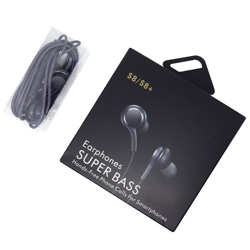 For Samsung S8 and other Android mobile phone earphone cable 3.5mm interface microphone call with retail packaging box For Samsung S8 and other Android mobile phone earphone cable 3.5mm interface microphone call with retail packaging box