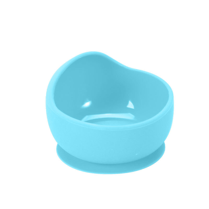 Vajilla de Silicona para Bebés/Niños, Incluye Tazón y Cubiertos, Antideslizante