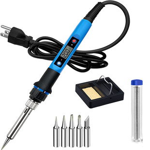 Amazon Explosions 80W Digital Display with LED Temperature Adjustable Electric Soldering Iron Set Home Solder Electronic Repair Tool