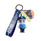 Corn police Doll Doll keychain hand-made traffic police model small jewelry pendant creative car key chain