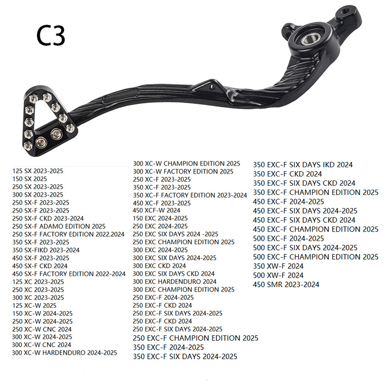 Suitable for Ktm/Gas/Husqvarna Sx Exc Te Mc 125-530 Off-Road Motorcycle Brake Pedal