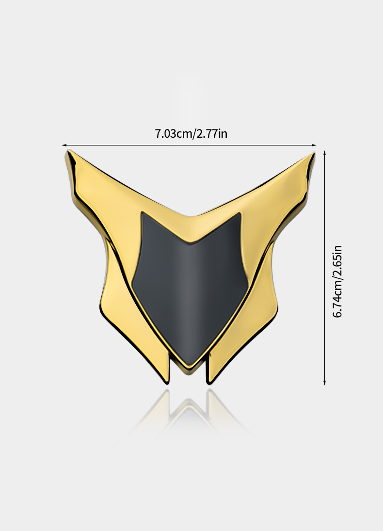 Logo Pattern Design for Cars, Motorcycles, Electric Vehicles, Personalized Modification Decoration Stickers, Zinc Alloy, Stainless Steel Metal