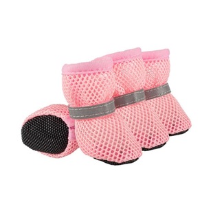 Cross-Border Dog Shoes, Summer Non-Slip, Breathable and Wear-Resistant Pet Dog Shoes, Soft Soles That Cannot Be Shaken Off, Puppy Protective Foot Covers