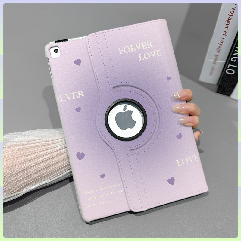 iPad11保护壳INS晕染9/10代360°旋转Pro11Air7/6/5/4防摔保护壳|undefined