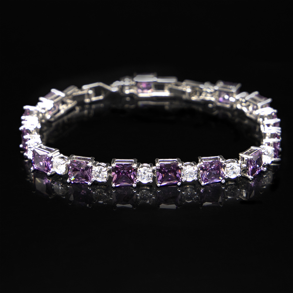 25g Weight Zircon Inlay Material Bracelets Classification 1 Piece Quantity Daily Occasion Copper Material Water Droplets Pattern Women'S Gender Inlay Design Fashion Style 1 Piece Fashion Water Droplets Copper Inlay Zircon Bracelets 10