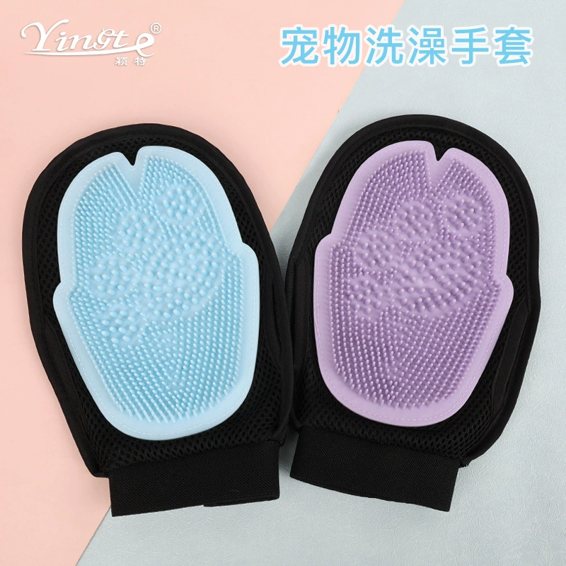 Перчатки для купания собак, массажная щетка для купания кошек, принадлежности для ухода за тедди и голден ретриверами, принадлежности для самойедов, для крупных собак