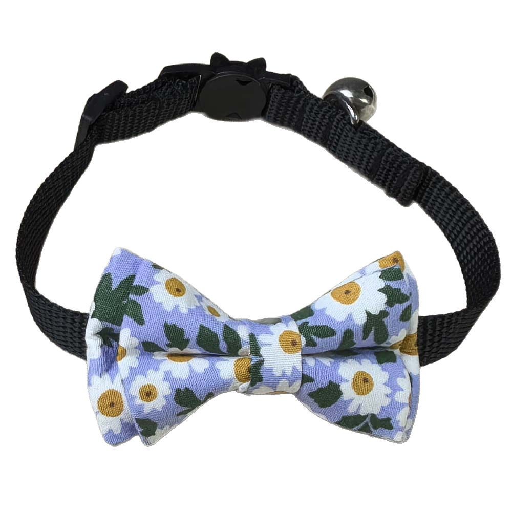 Marca de moda collar de lazo para mascotas collar de perro de peluche collar de perro pajarita de gato decoración puede tirar de la correa del cuello al por mayor