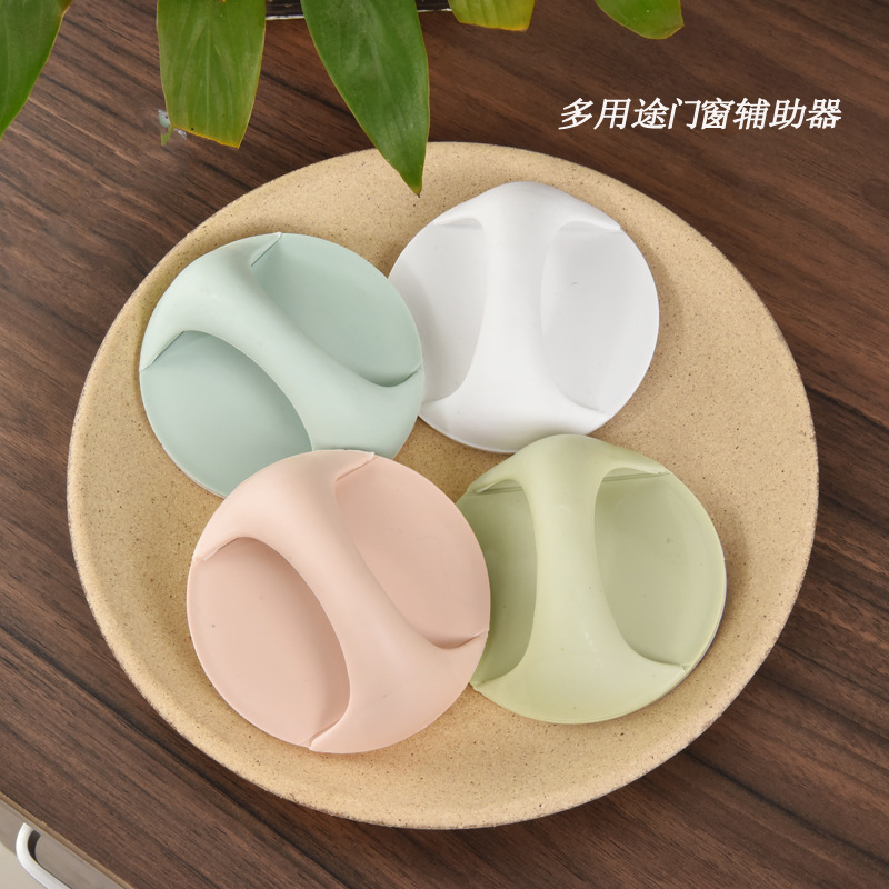 家庭用食器棚冷蔵庫円形安全ドアハンドル多目的貼り付けシンプル小取っ手ドアと窓補助取っ手|undefined