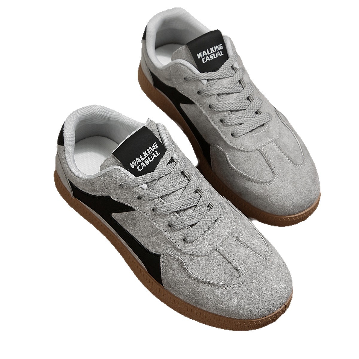 Comercio exterior zapatos de entrenamiento de gran tamaño de mujeres 2026 primavera y otoño nueva moda ligera cabeza redonda zapatos deportivos casuales zapatos de skate comercio exterior