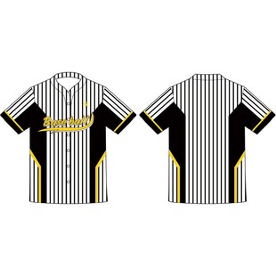 Digital Printed Full-Button V-Neck Softball Uniform Foreign Trade Trendy Baseball Uniform T-Shirt Sublimation Baseball Jersey