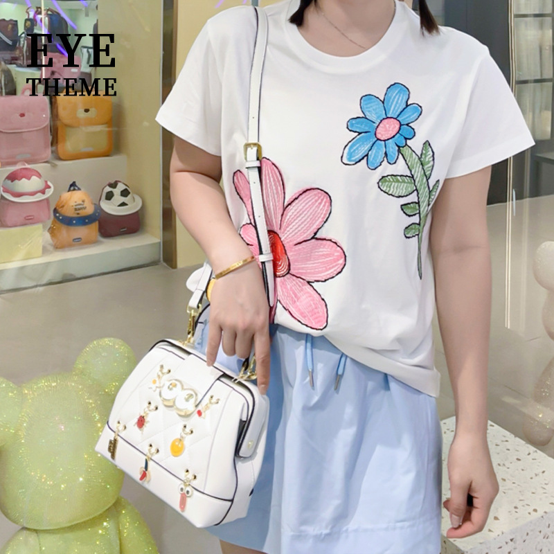 2025 mujer PU diseño de moda bolso de mujer bordado rombo suave bolso de mano 2769 #