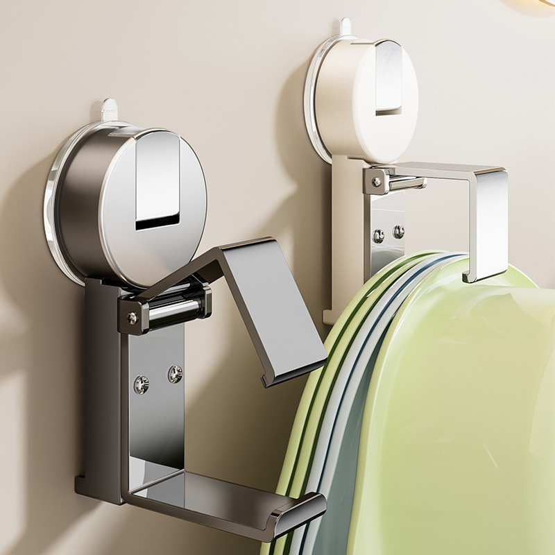 Suction Cup Basin Storage Rack Hook Basin Storage Rack Wall-Mounted Bathroom Bathroom Washbasin Bathtub Bathtub Artifact