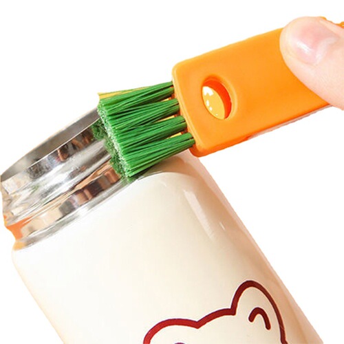 Cup lid cleaning brush, lunch box rubber ring groove cleaning brush, bottle brush, pacifier brush, thermos cup lid gap cleaning brush