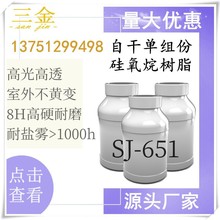 SJ-651不黄变树脂自干单组份高抗刮高硬抗涂鸦耐盐雾透明涂料