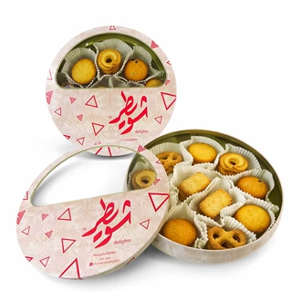 定制马口铁半圆开窗大肚铁盒糖果饼干铁罐曲奇饼干铁盒喜糖圆铁罐