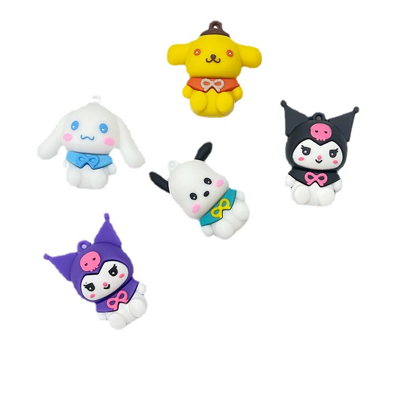 Sanrio, cartoon keychain, doll, shoes with accessories for beloved