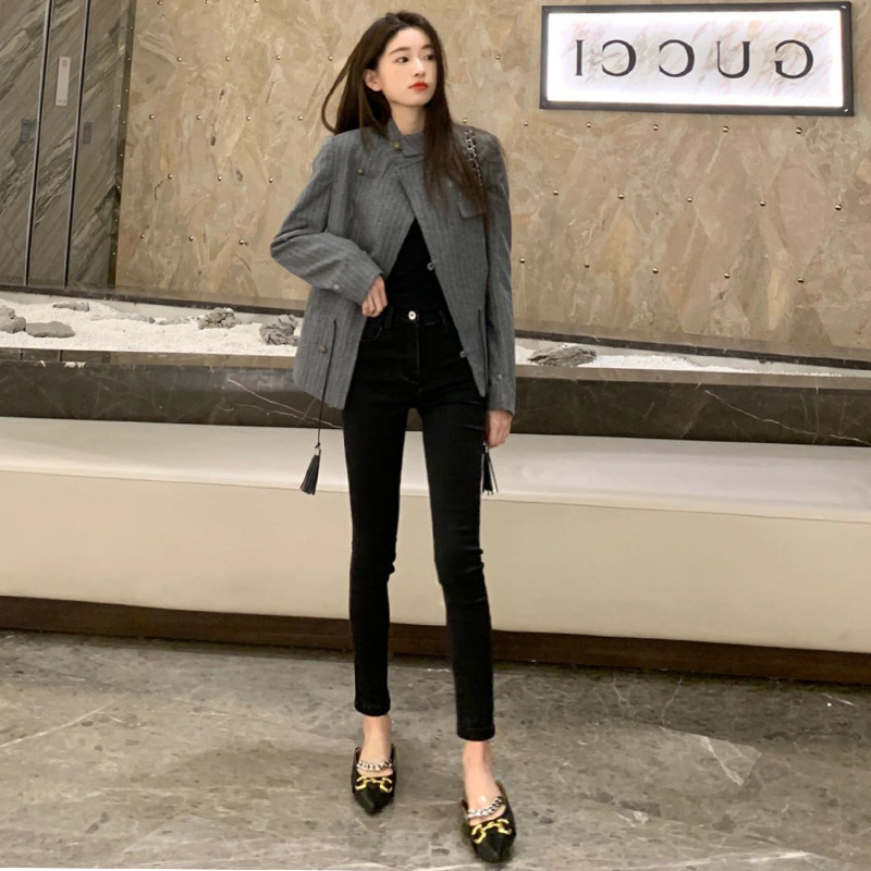 B4624 1250K ÁO VEST NỮ DONTDG VEST KẺ CARO MÙA XUÂN THU ĐÔNG PHONG CÁCH HÀN QUỐC KẺ CARO THỜI TRANG NỮ VẢI BÔNG G04 SẢN PHẨM MỚI