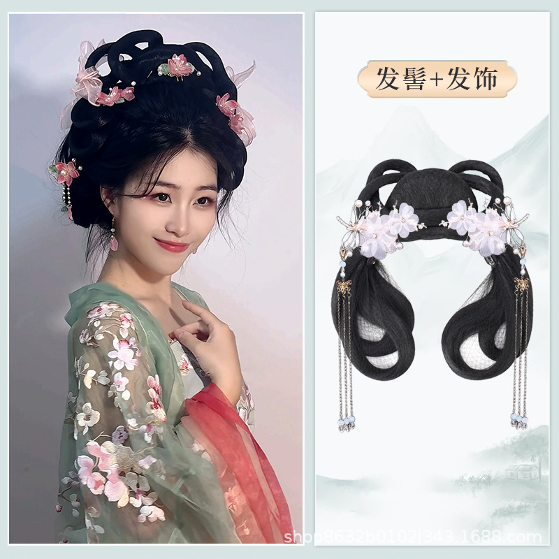 Qingyu 번 + 황금 잠자리 헤어 액세서리 세트