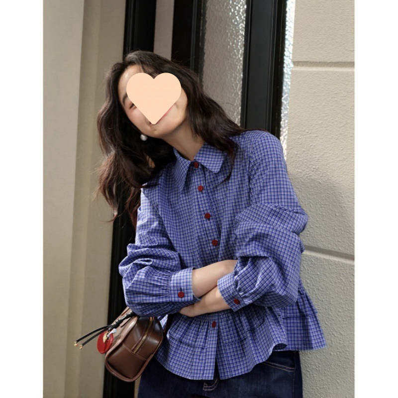 蓝色蝴蝶结针织衫毛衣开衫短外套女2025春季新款小香风上衣秋冬|undefined