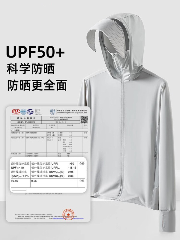 オリジナル糸アイスシルク日焼け止め服女性用 upf50+ 取り外し可能なつばクール抗 UV 屋外サイクリング日焼け止め服男性用|undefined