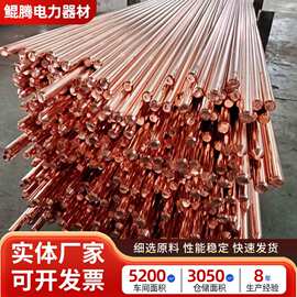 镀铜圆钢接地棒防雷接地极避雷接地钎子防静电接地桩铜包钢接地棒