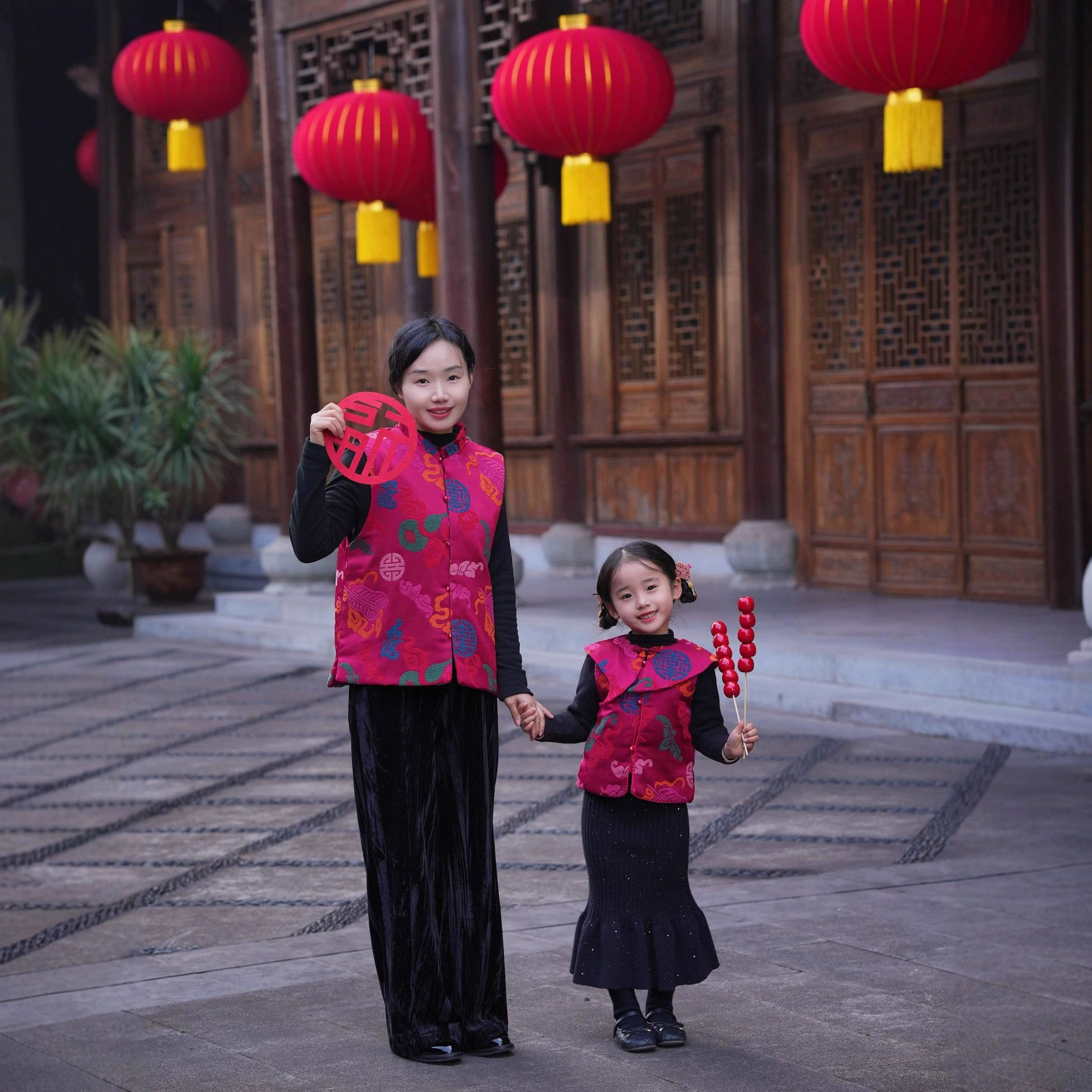 Классическая красочная тыква с восемью сокровищами