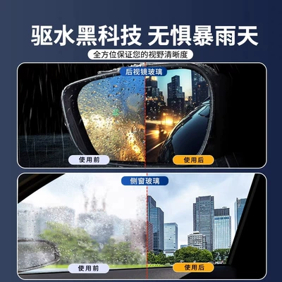 mirror glass rainproof water mist: Automotive glass defogging agent