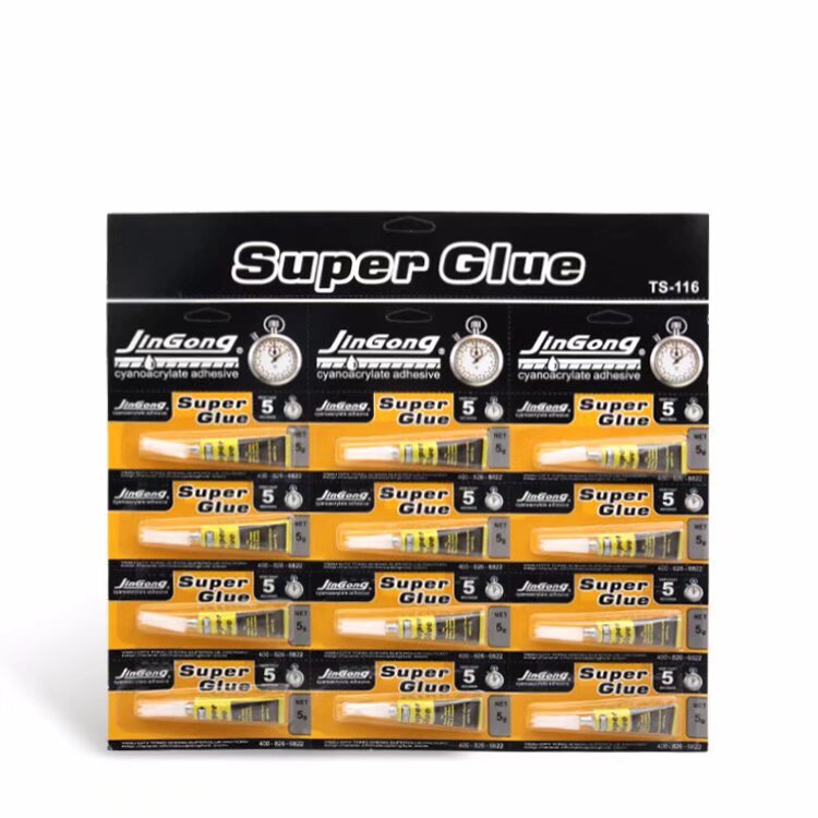 12개 알루미늄 튜브 502 순간접착제 가죽 소재용 액상 빠른 접착제 방수 강력 접착제