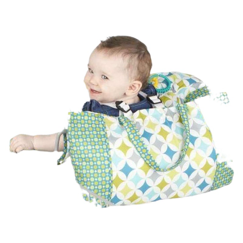 Ventas directas de fábrica transfronterizas dos en uno carrito de compras de supermercado para bebés Silla de comedor protección de seguridad cojín de viaje portátil