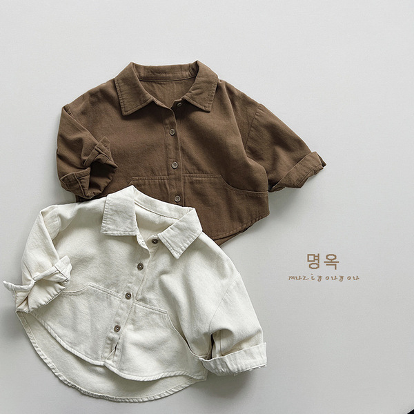 Autumn children's shirt for boys
