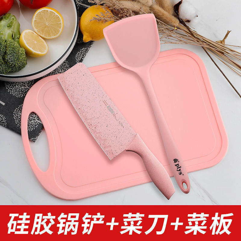 Cuchillos de cocina de regalos, cuchillos de cocina al por mayor, cuchillos de cocina domésticos, tablero de cocina, alimentos para bebés, 2 en 1 en stock