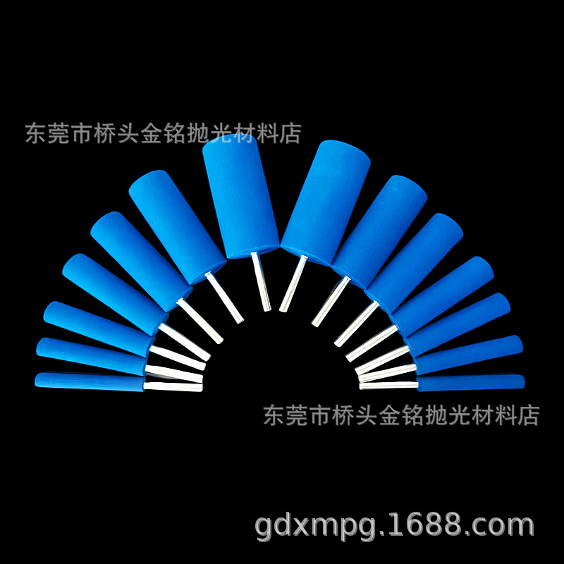 海棉轮打磨海绵棒木器圆弧金属轮毂去毛刺打磨棒海棉棒内孔磨光