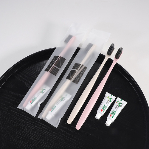 Hotel disposable toiletries set B&B guest room comb hospitality disposable toothbrush toothpaste toothware wholesale
