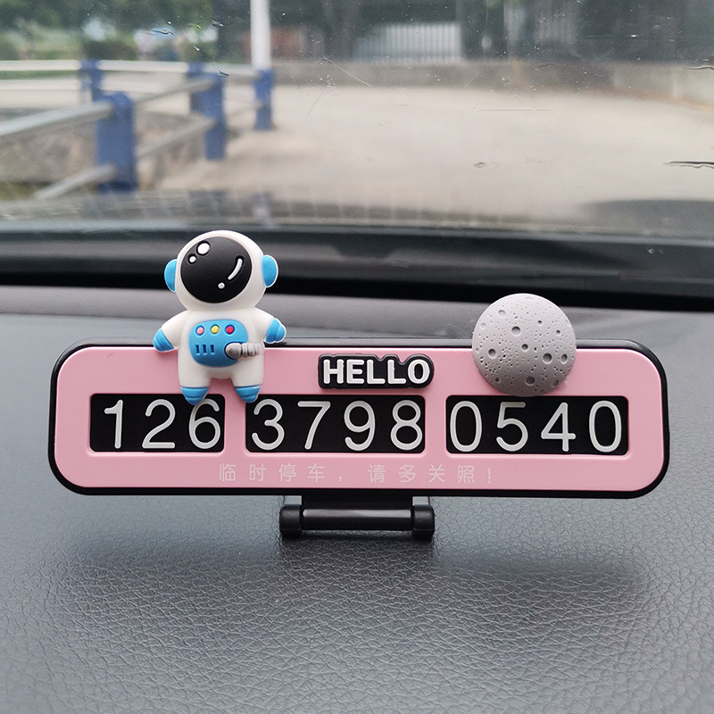かわいい車の移動ナンバープレートナンバープレート番号デコレーション車の一時駐車プレート女性のための外国貿易卸売|undefined