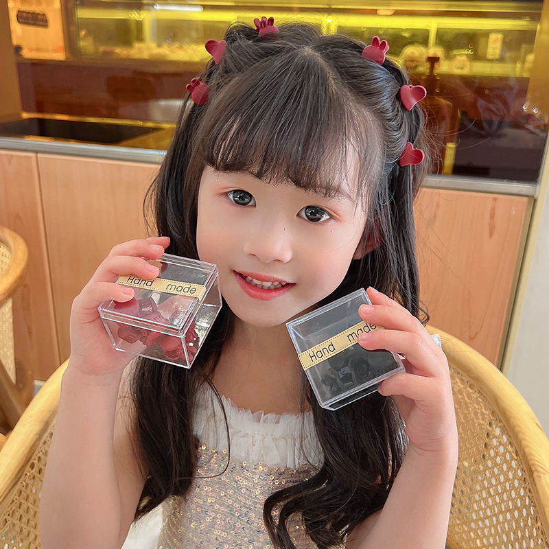 Mini clip headdress side hairpin children's hairpin side clip small size clip bangs broken black hairpin hair accessories for women