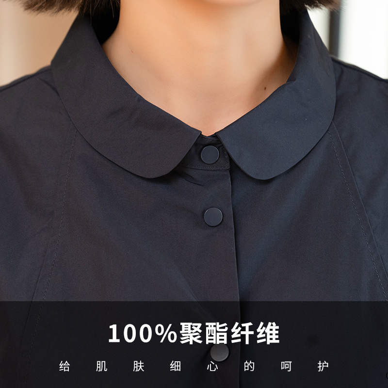 YUN韫春秋新款气质休闲黑色长袖通勤显瘦衬衫女上衣外套女士衬衫|undefined