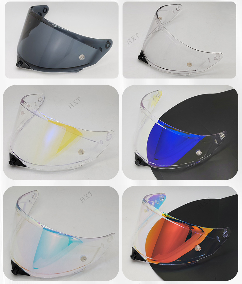 Motorcycle Helmet Lens Universal New Model Ttrevo Anti-Fog High-Definition Color-Changing Windproof Ttr Helmet Windshield Lens