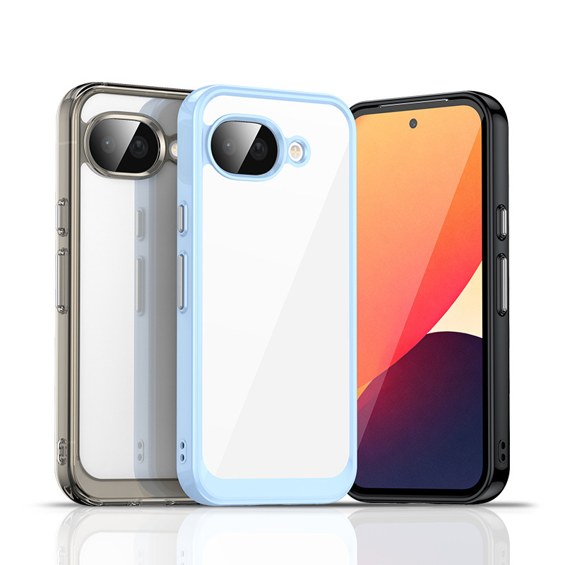 Suitable for Colorful Google 10A Mobile Phone Case Pixel10A Mobile Phone Case All-Inclusive Acrylic + Tpu Pure Color Anti-Fall