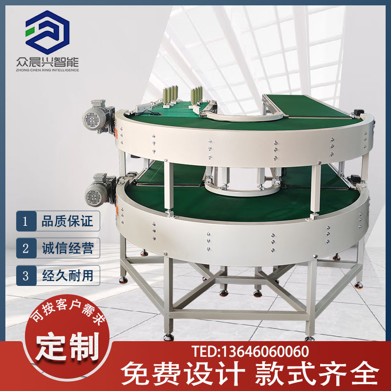 转弯机环形皮带流水线90度180度不锈钢刀口转弯输送机滚筒转弯线
