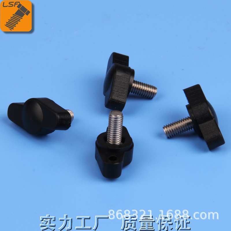 厂家供应27#可调胶头旋钮/一字型胶头旋钮螺丝/一字旋钮手柄螺丝