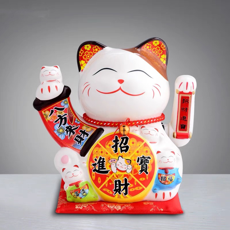招財貓可愛萌趣家居裝飾品擺件門廳玄關店鋪開業禮品擺件廠家定制