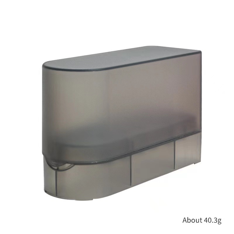 Nueva caja de almacenamiento de cabezal de pulido de uñas a prueba de polvo, caja de exhibición de almacenamiento de cabezal de pulido de 12 orificios, caja de cabezal de pulido portátil semitransparente