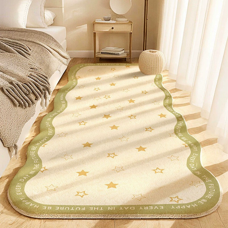 Ковер из ковра с имитацией кашемира длинный коврик для ног коврик для ног дома коврик для окна коврик для спальни одеяло простота