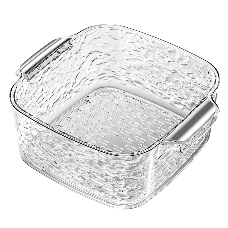 Lavabo de verduras de doble capa, canasta de drenaje, nueva sala de estar doméstica, plato de frutas de plástico, filtro de cocina, canasta de verduras, canasta de verduras