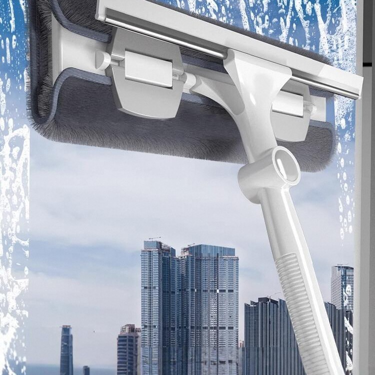 Glass Cleaning Household Telescopic Rod Wiper High-Rise Window Housekeeping Cleaning Tool Set Glass Wiper