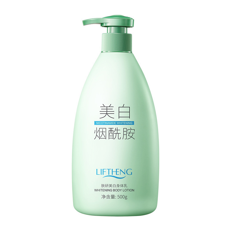 Lifu Spring Skin Whitening Body Lotion, hidratante, anti-sequedad, mejora la belleza de la piel, loción corporal nicotinamida de gran capacidad.