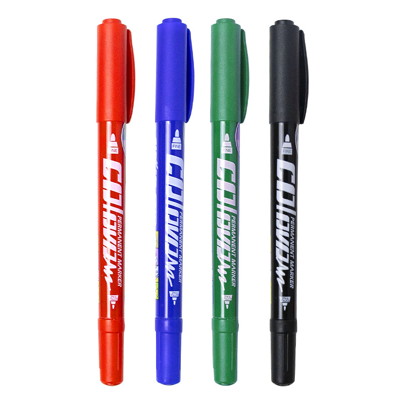 Xiaxing Gxin suministro de doble cabeza pequeña marca de aceite de pluma CD a prueba de agua no desvanecerse línea de gancho pluma especial G107